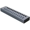 „Orico BT2U3-13AB“ šakotuvas 13x USB-A 3.0 su jungikliais – pilka