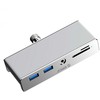 Orico MH5PMM ant spaustuko montuojamas šakotuvas USB-C / 2x USB-A 3.0, + SD&TF + 3,5 mm garsas - juodos spalvos