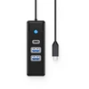 Orico PWC2U-C3 3-port USB hub 2x USB-A 3.0 1x USB-C 3.0 0.5 m - juodas