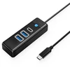 Orico PWC2U-C3 3-port USB hub 2x USB-A 3.0 1x USB-C 3.0 0.5 m - juodas