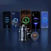 Orico PowerMini 30W USB-C + USB-A automobilinis įkroviklis - Juodas