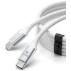Orico CDX 100W 5A maitinimo šaltinis USB-C – USB-C 1m kabelis – baltos spalvos