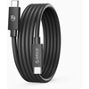 Kabelis Orico USB4 kompatybilny su Thunderbolt 5 80Gbps 240W USB-C do USB-C 1,5m - juoda