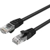 Orico PUG-C6 CAT6 1000Mbps RJ45 Ethernet tinklo kabelis interneto LAN apvalus 15m - Juodas