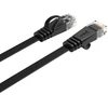 Ethernet tinklo kabelis Orico PUG-C7B CAT7 10Gbps RJ45 interneto LAN plokščias 1 m – juodos spalvos