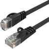 Ethernet tinklo kabelis Orico PUG-C7B CAT7 10Gbps RJ45 interneto LAN plokščias 8 m – juodos spalvos