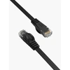 Ethernet tinklo kabelis Orico PUG-C7B CAT7 10Gbps RJ45 interneto LAN plokščias 8 m – juodos spalvos