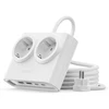 Orico PDC25 25W 6in1 maitinimo blokas 2x AC + 2x USB-A + 2x USB-C - Baltas