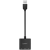 Ausinės Orico SKT3 USB-A išorinė garso plokštė - Juodas