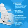 Physa LATINA elektrinis masažinis SPA tatuiruočių krėslas su 3 varikliais, 200 W – baltas