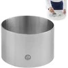 Nerūdijančio plieno šefo konditerijos žiedas, skersmuo. 90 mm aukštis 45 mm - Hendi 512302
