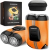 Barzdaskutė MAXGROOM M-501 elektrinis skustuvas – oranžinis