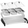 Elektrinis maisto šildytuvas 3 indams 400W Royal Catering