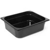 Maitinimo konteineris GN 1/2 su juodas polikarbonatas 325x265x150mm 9,5L Hendi 862414