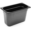 GN maitinimo konteineris 1/3 su juodo polikarbonato 325x176x200mm 7,8L Hendi 862506