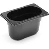 GN 1/9 maitinimo konteineris iš juodo polikarbonato 176x162x100mm 1L Hendi 862827