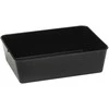 Melamino mėsos ir maisto padėklo talpykla 310x190x80mm juoda - Hendi 568507
