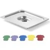 GN konteinerio dangtelis su spalvotais spaustukais Haccp GN2/3 354x325mm nerūdijantis plienas - Hendi 805213