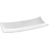 Stačiakampis dekoratyvinis padėklas BARKA 352x146mm baltas porcelianas - Hendi 785553
