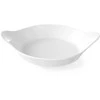 Apvalus kepimo indas su rankenomis 185x152mm kreminė porcelianas - Hendi 785904