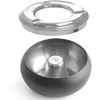 Peleninė su nuimamu apvadu, nerūdijančio plieno, juoda, skersmuo. 105 mm – Hendi 440230