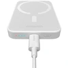 Baseus Airpow 6000 mAh 20W magnetyczny su kablem Baseus Simple balta