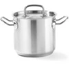 Puodas aukštas Kitchen Line su dangteliu 2,8 l śr. 160 x 140 h - Hendi 837108
