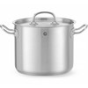 Puodas aukštas Kitchen Line su dangteliu 5 l śr. 200 x 160 h - Hendi 837207