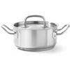 Puodas niski Kitchen Line su dangteliu 4,9 l śr. 240 x 110 h - Hendi 836026