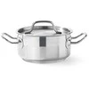 Puodas niski Profi Line su dangteliu 2,8 l śr. 200 x 90 h - Hendi 830208