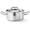 Puodas niski Profi Line su dangteliu 7,5 l śr. 280 x 120 h - Hendi 830505