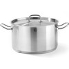 Puodas średni Kitchen Line su dangteliu 9,5 l śr. 280 x 155 mm - Hendi 836408