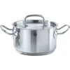 Puodas średni Kitchen Line su dangteliu 1,9 l śr. 160 x 95 mm - Hendi 836101