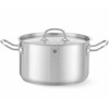 Puodas średni Kitchen Line su dangteliu 6 l śr. 240 x 135 mm - Hendi 836309