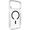 Puro Lite Mag TPU+PC dėklas suderinamas su MagSafe skirtas Apple iPhone 17 Pro – skaidrus su juodos spalvos žiedu