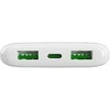 Powerbank Puro DAILY 10 PLUS 10000mAh 2x USBA / 1x USB-C 22,5W - balta
