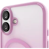 Puro Gradient MagSafe Silikoninis Apple iPhone 16 – dėklas telefonui rožinės spalvos