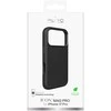 Puro Pure Icon Mag Pro Liquid Silicone dėklas skirtas Apple iPhone 17 Pro, MagSafe Compatible, with Camera Protection and Aluminum Mygtukai – juodos spalvos