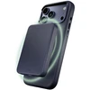 Puro Icon Mag Pro Liquid Silikoninis dėklas for iPhone 17 Pro, MagSafe Compatible, with Camera Protection and Aluminum Mygtukai - Dark Mėlyna