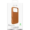 Puro Icon Mag Pro Liquid Silikoninis dėklas for iPhone 17 Pro, MagSafe Compatible, with Camera Protection and Aluminum Mygtukai - Oranžinis