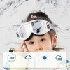 Qunature Gogle narciarskie vaikams Panda UV400 - juoda-balta