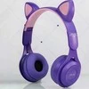 Ausinės Słuchawki Hainice KittyBeats P47, violetinė