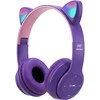 Ausinės Słuchawki Hainice KittyBeats P47, violetinė