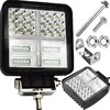 RTO Lampa robocza halogen led 177w szperacz naświetlacz wodoodporna 38 diod