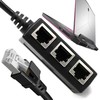 RTO Adapteris rozgłałęźnik 100 mb/s lan rj45 3xrj45 ftp -e397