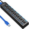 Hub usb rozdzielacz 7 portów rozgałęźnik usb 3.0