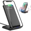 Belaidis indukcinis kroviklis RETOO E011 10W su stovu, Qi suderinamas, USB laidas
