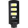 Lampa LED gatvės šviestuvas su saulės energija varomas žibintas 240 W + nuotolinio valdymo pultas (tvirtinimo laikiklis M004B + baterijos) komplektas E307