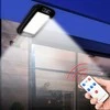 Lampa Saulės energija varomas LED šviestuvas, sodo gatvės šviestuvas, nuotolinio valdymo pultas, prieblandos judesio jutiklis - e846