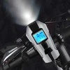 Lampka LED dviračio žibintas, odometras, km spidometras, USB -s092